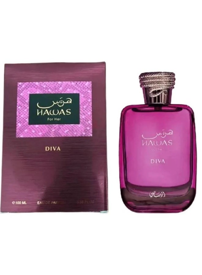 هوس  عطر الرصاصي هوس ديفا او دو بارفيوم 100مل - Image 1